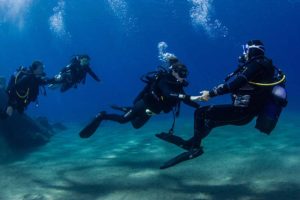 Try scuba diving in Lanzarote