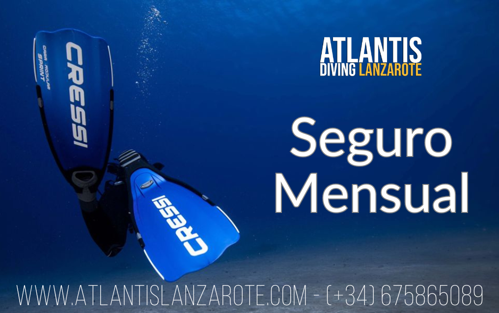 seguro buceo mensual